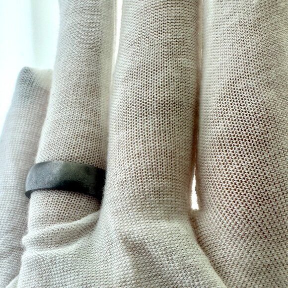 Birks Men's Tantalum Wedding Ring - Comfort Fit - Size 8.5 - Picture 7 of 11